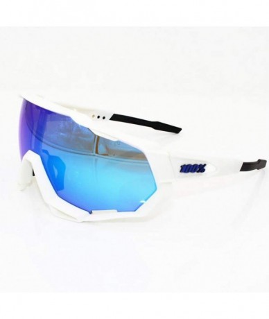 Sport Sunglasses Interchangeable Superlight Whiteframeblue - CM18HG4S6KW $75.28