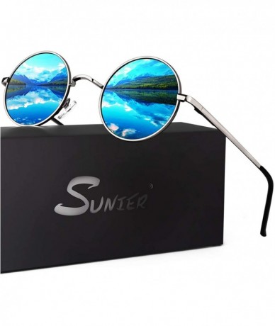 Round Retro Round Polarized Steampunk Sunglasses Side Shield Goggles Gothic S92-ADVANCED POLARIZED - CH18NO4D7RL $14.09