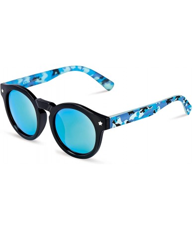 Round KC1006C1A Unisex Ultra Lightweight Round Sunglasses Polarized UV400 Protection Fashion Eyewear - CW196Y507XD $14.14