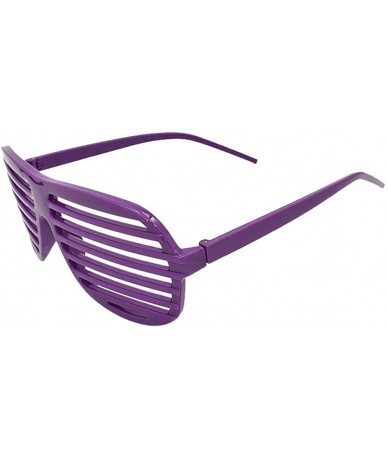 Rimless Plastic Wizard Glasses Round Glasses Frame No Lenses for Party Supplies - Purple - CE18ODZES7E $8.03