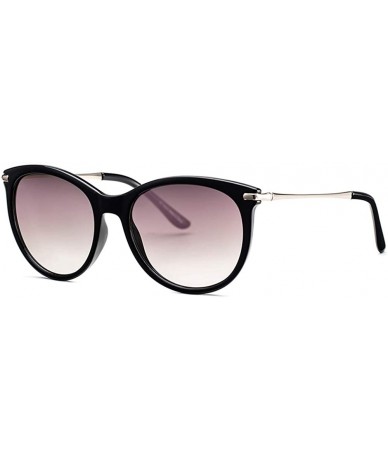 Round Women Retro Sunglasses - Vintage Round Sunglasses Classic Designer Style - UV400 Protection - C818XEL2EE6 $17.77