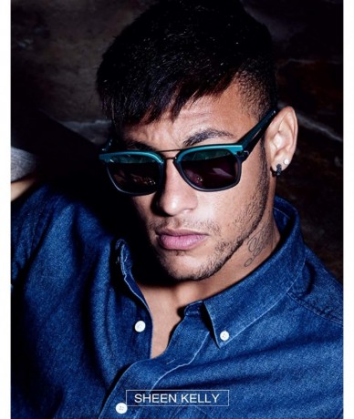 Round Polarized Neymar Sunglasses for Men Women Retro Sunglasses Tony stark Sunglasses Iron Man uv400 - 7 - C718ALD4Z2D $14.62