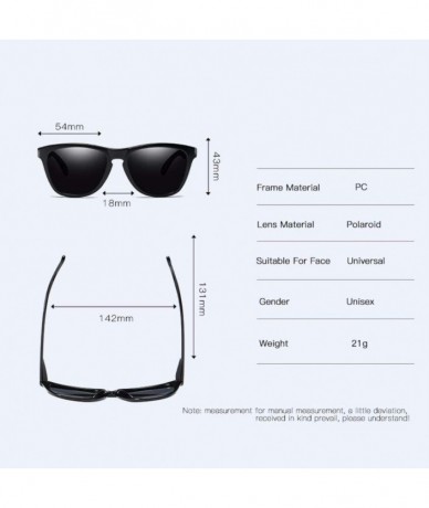 Aviator Men and women polarizing sunglasses driving Sunglasses polarizing glasses - E - CD18QC9AIGK $36.32