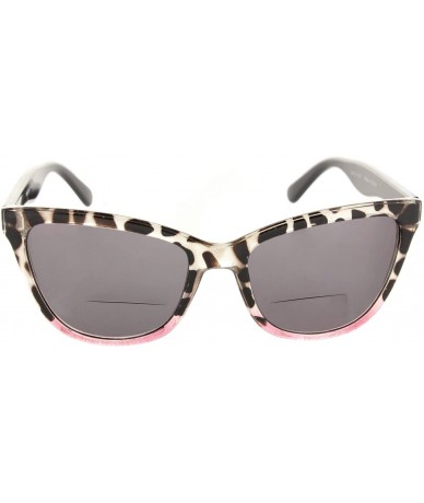 Sport Cat Eye Bifocal Reading Sunglasses Readers for Women [Pink Leopard - 1.50] - Pink Leopard - C618D08WY9Y $18.77