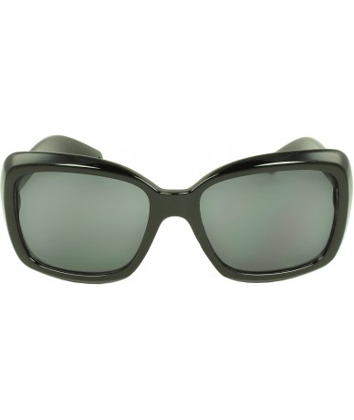Shield Stylish Shield Square Sunglasses - Black - CR11FEPWKXX $12.42