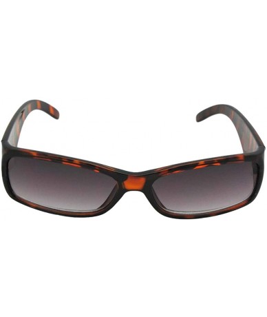 Rectangular Full Lens Outdoor Reading Sunglasses R19 - Tortoise Frame-gray Lenses - C6186CO8GQA $17.20