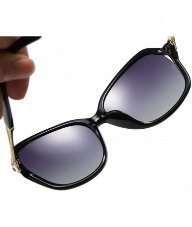 Butterfly Polarized Sunglasses of Women's Antiglare Anti-ultraviolet Fishing Driving Glasses Metal Decoration Grace - Gules -...