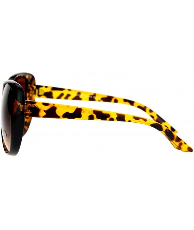 Butterfly Womens Butterfly Frame Sunglasses Classic Designer Fashion UV 400 - Brown Tortoise - CO187GKC0ST $10.45
