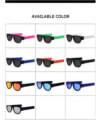 Goggle Premium Unisex Polarized Fold Frame Sun Glasses Trendy Stylish Sunglasses for Men Women - Purple - C818YOGCE03 $35.19