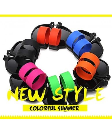 Goggle Premium Unisex Polarized Fold Frame Sun Glasses Trendy Stylish Sunglasses for Men Women - Purple - C818YOGCE03 $35.19