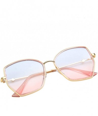 Rimless Unisex Polarized Sunglasses Classic Women Retro Irregular Sun Glasses Eyewear Frame Glasses - Gray - C0196IXRKRY $7.77