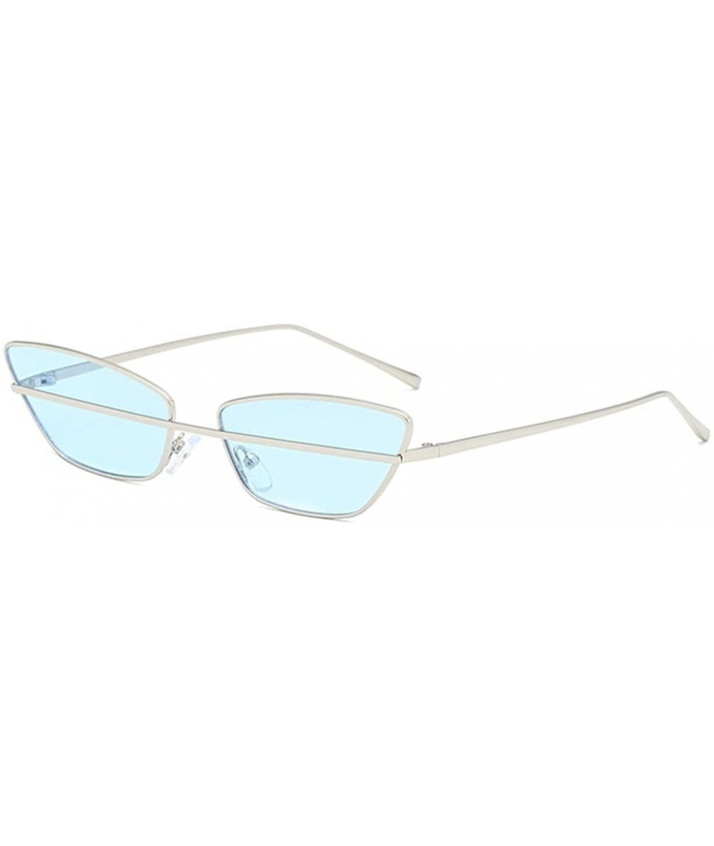 Rimless Trendy Metal Frame Sunglasses Vintage Ladies Cat Eye Sun Glasses Women Men Eyewear Female Male UV400 - 3 - CR18Y6H6ZU...