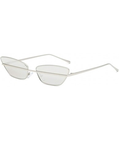 Rimless Trendy Metal Frame Sunglasses Vintage Ladies Cat Eye Sun Glasses Women Men Eyewear Female Male UV400 - 3 - CR18Y6H6ZU...