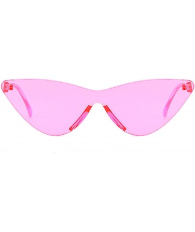 Oversized Polarized Sunglasses Protection Fashion Glasses - Pink - CS18TQW5W0K $38.48