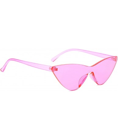 Oversized Polarized Sunglasses Protection Fashion Glasses - Pink - CS18TQW5W0K $39.37