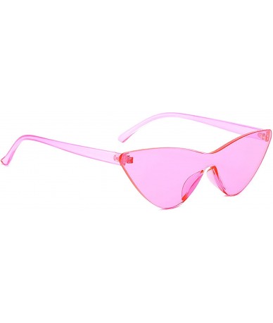 Oversized Polarized Sunglasses Protection Fashion Glasses - Pink - CS18TQW5W0K $19.69