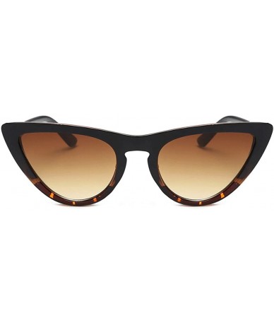 Rimless Glasses- Women Film Lens Cateye Frame Shades Acetate Frame UV Sunglasses - 8138g - C818RS6HM45 $10.34