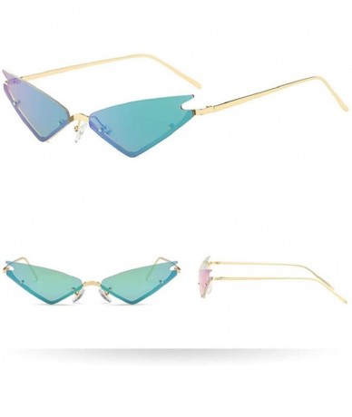 Square Fashion Polarized Sunglasses - REYO Vintage Retro Unisex Irregular Shape Sunglasses Eyewear For Men/Women - B - C418NW...