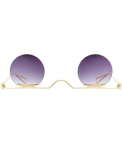 Round Arrival Sunglasses Fashion Designer Glasses - Gray - CO18SCUWKSU $14.96