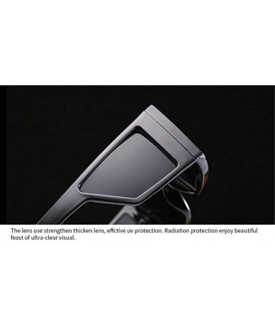 Oversized 2019 New cross-border explosion models retro big box trend street shooting unisex sunglasses - Black - CP18LA7E35S ...