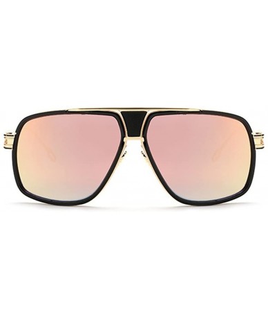 Sport Luxury Womens Sunglasses Gold Frame Comfortable Nose Pad Jewelry Eye Wear Lens 62mm - Gold/Pink - C312ENFQNUZ $15.50