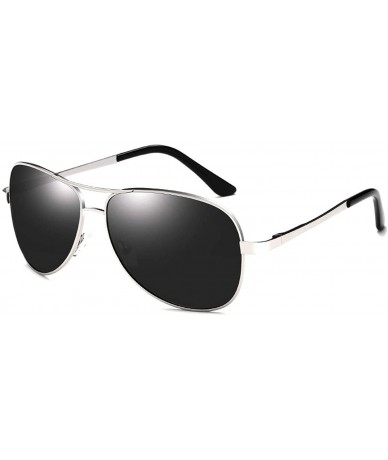 Oval 2020 Classic Pilot Polarized Sunglasses Men Women Fashion Metal Aviation Sun Glasses Driving Sunglass UV400 - C6 - C3197...