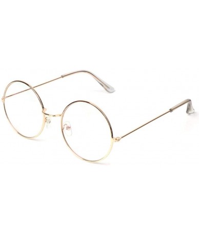 Round Sun Glasses Round Sunglasses Vintage Women Men Glasses Retro Fashion Lens Shades Ocean-1 - C5199HZZ3HG $27.06