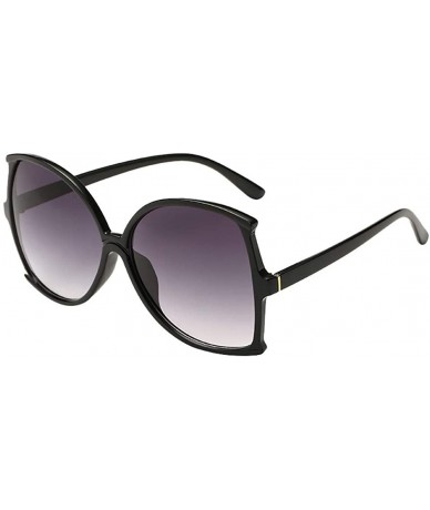 Oversized Women Man Vintage Big Frame Sunglasses Irregular Shape Colorful Sunglasses Eyewear Retro Unisex - G - CN18SL0L4NR $...