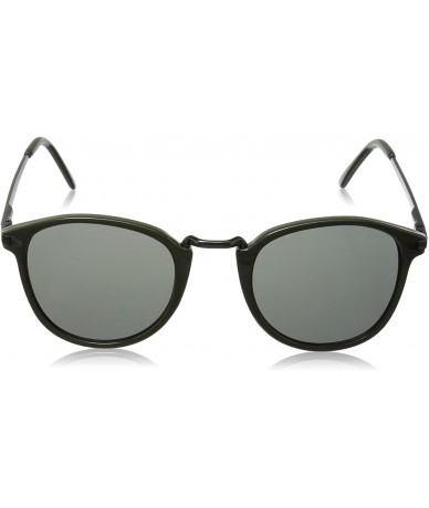 Oval Castro Round Sunglasses - Olive Green - CV11CKRGZ7Z $14.11