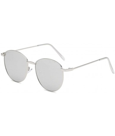 Wrap Simple Sunglasses Classic Sunglasses Metal Sunglasses Man Women Sunglasses - F - C218TM63UK8 $17.19