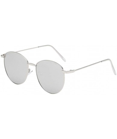 Wrap Simple Sunglasses Classic Sunglasses Metal Sunglasses Man Women Sunglasses - F - C218TM63UK8 $10.94