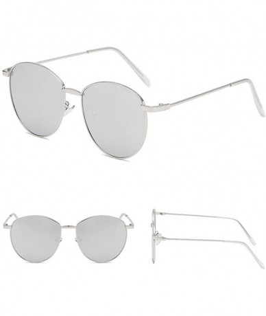 Wrap Simple Sunglasses Classic Sunglasses Metal Sunglasses Man Women Sunglasses - F - C218TM63UK8 $10.94