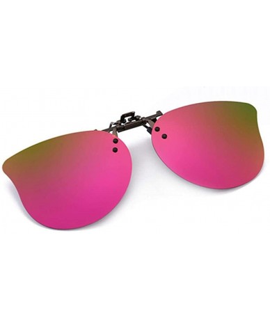 Aviator Kids Polarized Sunglasses Clip Boys Girls Cute Children Clip On C2 Bear Blue - C1 Fish Pink - C618XE0M4YH $11.12