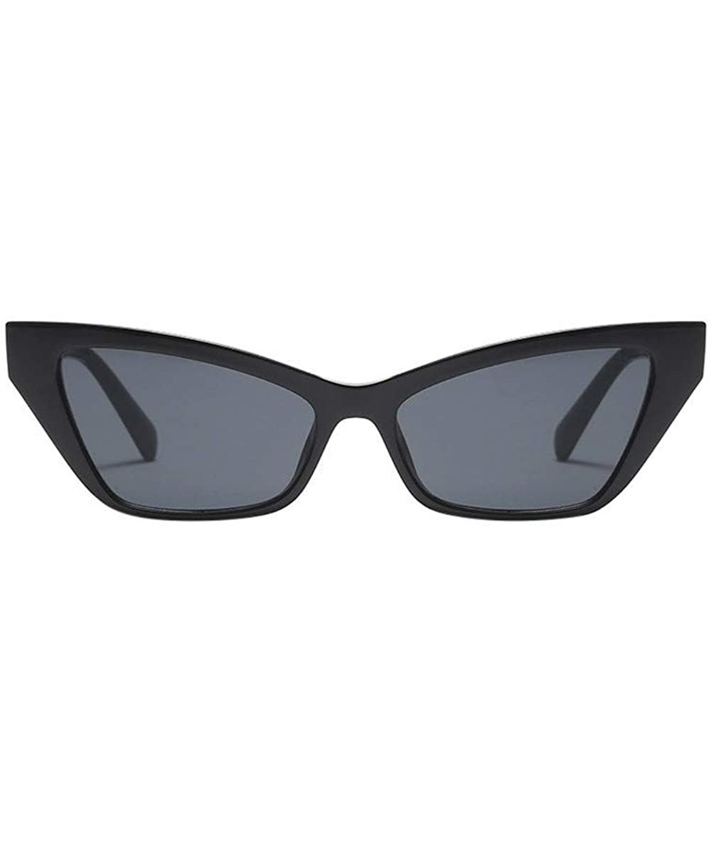 Wrap Women Vintage Cat Eye Sunglasses Retro Eyewear Fashion Ladies Man Sunglasses New - F - CO18SW8GL6L $10.67