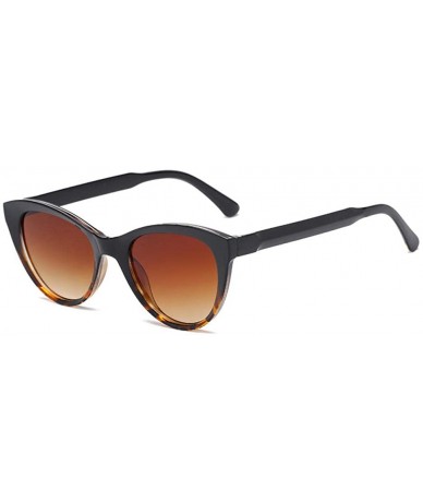 Cat Eye Cat's Eyes Sunglasses Personalized Concave Sunglasses - C1-black Frame Gray Sheet - CR1999KHR44 $28.02