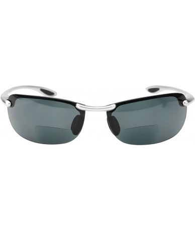 Sport Dreamin Maui" Polarized Lightweight Bifocal Sunglasses for Men and Women - Silver - CI18CQGA6UC $31.41