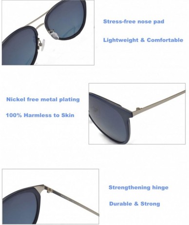 Rimless Vintage Round Sunglasses for Women Scratch Resistant UV Protection Beach Shades for Driving Outdoor - CS18C36ZCUI $15.09