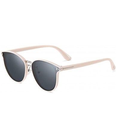 Square Polarized Square Metal Frame Male Sun Glasses fishing Driving Sunglasses Brand NEW Fashion Sunglasses Men - White - CM...
