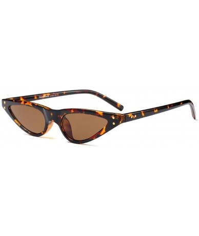 Goggle Women Retro Small Women Cat Eye Sunglasses Designer Shades Glasses - C2 - CI18CMYX48Y $49.56