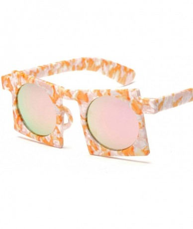 Oval Classic Retro Designer Style Square Sunglasses for Men or Women PC UV400 Sunglasses - Style 3 - C918SZUHYZL $28.19