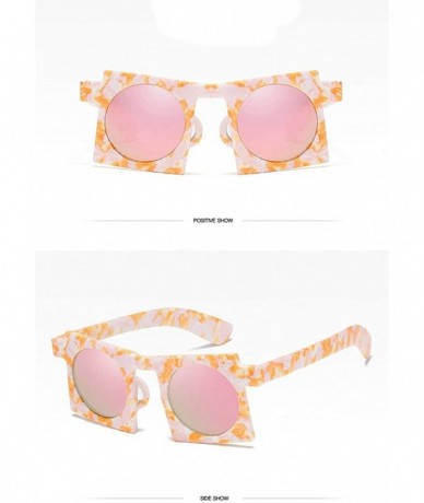 Oval Classic Retro Designer Style Square Sunglasses for Men or Women PC UV400 Sunglasses - Style 3 - C918SZUHYZL $28.19