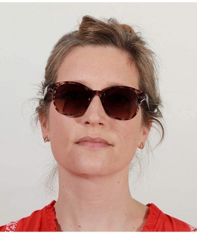 Round "Kate" Women Bifocal Reading Sunglasses 1.5 to 3.0 - (Brown Tortoise) - Blue Tortoise - CC195XMO9HN $40.25