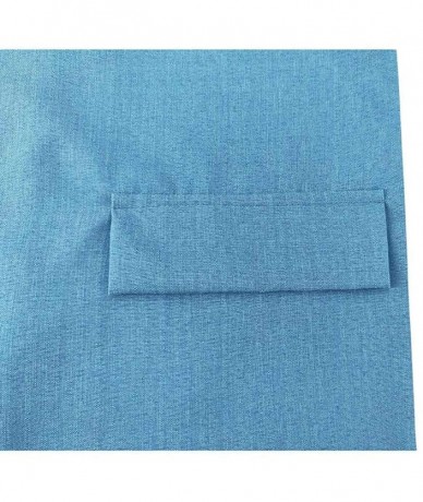 Sport Casual Sleeve Office - Blue - CG18O96EKM5 $12.32