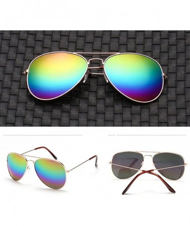 Goggle Vintage Round polarized Sunglasses Classic Retro design Styles Shades - O - CK18Q4XYNH0 $9.77