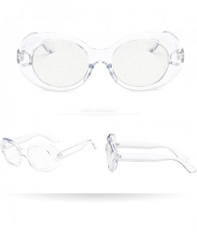 Cat Eye Oversized Sunglasses Vintage Glasses 2DXuixsh - F - C718S7SK7UG $8.35