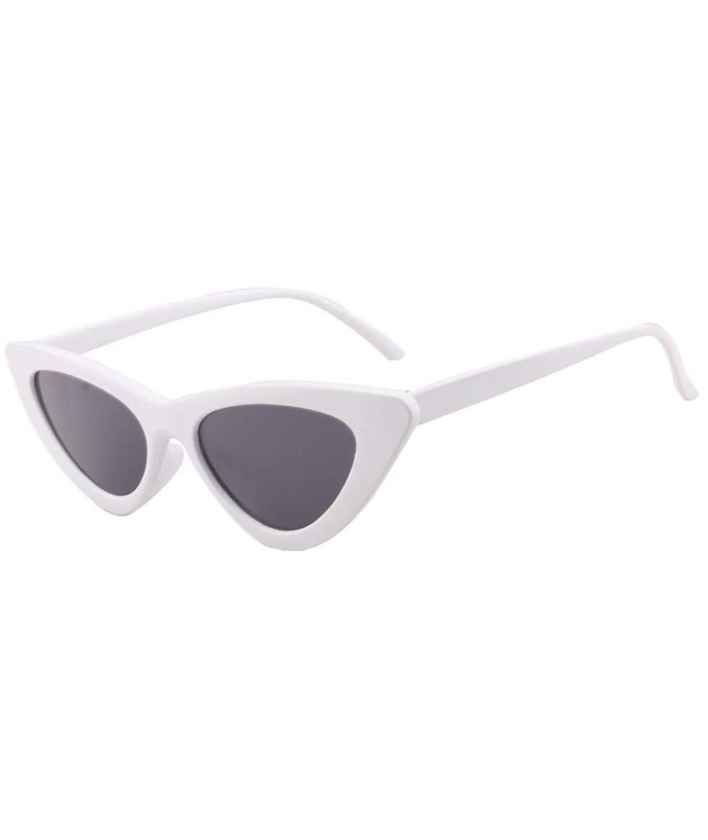 Semi-rimless Sunglasses Colorful Protection - F - CW194YE43Q4 $6.68