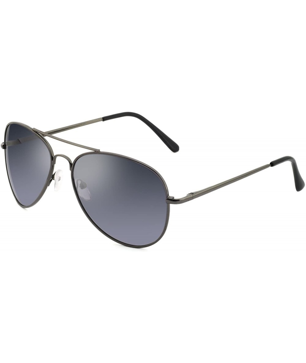Oval Stylish Polarized Sunglasses 100% UV Protection For Women - C3-gun - C618GNY7C5M $10.23