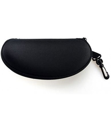 Wayfarer Sunglasses Soft Case Zipper Eyeglasses Case w/Hook & Belt Clip - for Medium to Large Frames - Men & Women - CO189IS4...