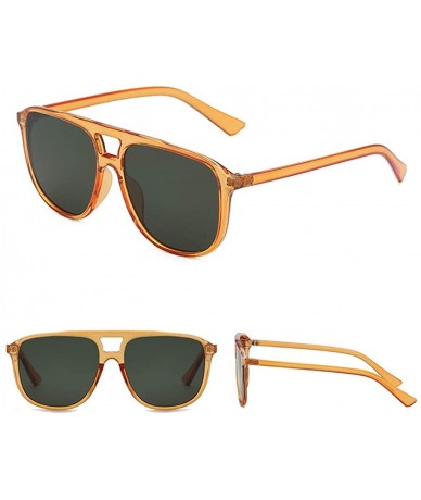 Oversized Classic Oversized Sunglasses for Women Fashion Man Women Sunglasses - E - C718TN7OQYS $9.05