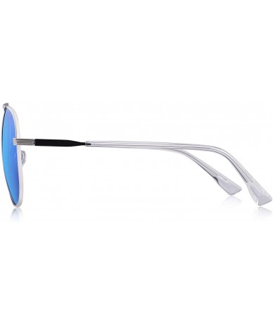 Goggle Classic Pilot Women Polarized Sunglasses for Men Womens Polarized Mirror with Case Sun glasses - CI18WMRCTZM $48.95